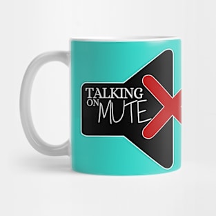 Talking on Mute - Computer Icon Mug